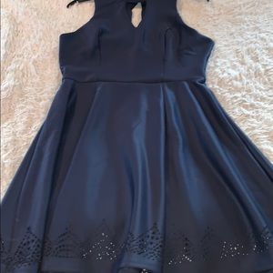 Dark blue dress